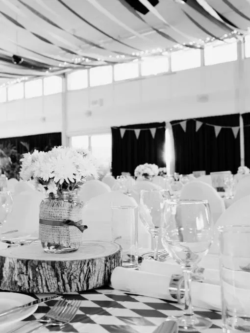 an image of a plate set up by wedding coordinator, Bretta Thompson